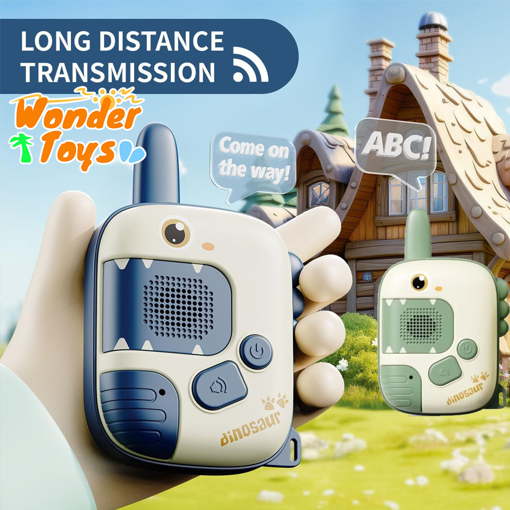 Kids Education Mobile - 2 Pieces Dinosaur Walkie Talkie Children
