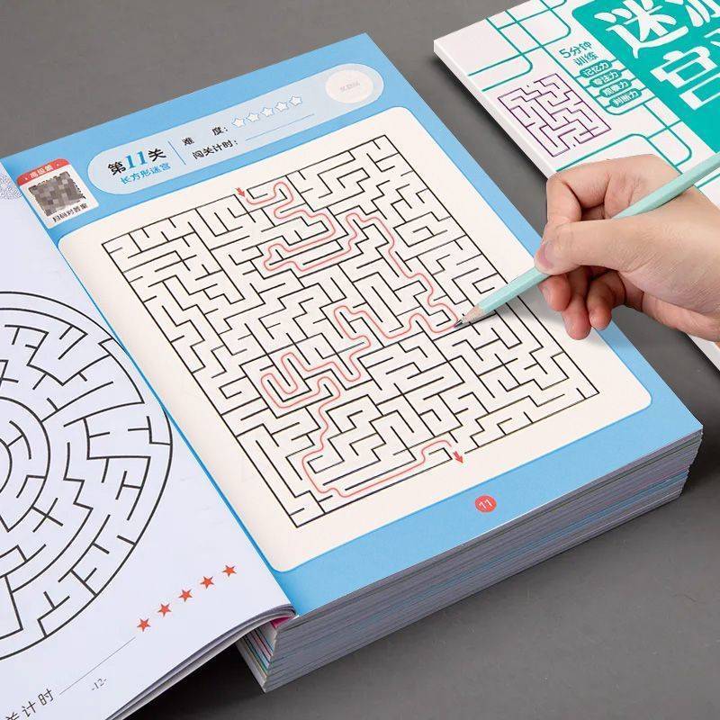 Children Maze Game Book Studen - Kids Education Books ulasan dan harga