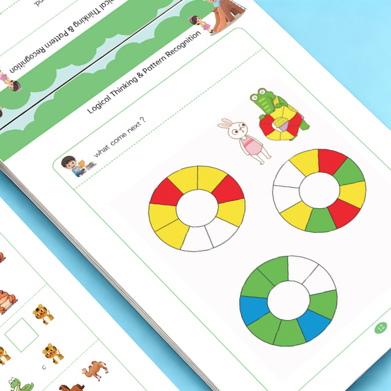 32 Pages Pattern Finding Workb - Learning Workbook Preschool ulasan dan harga
