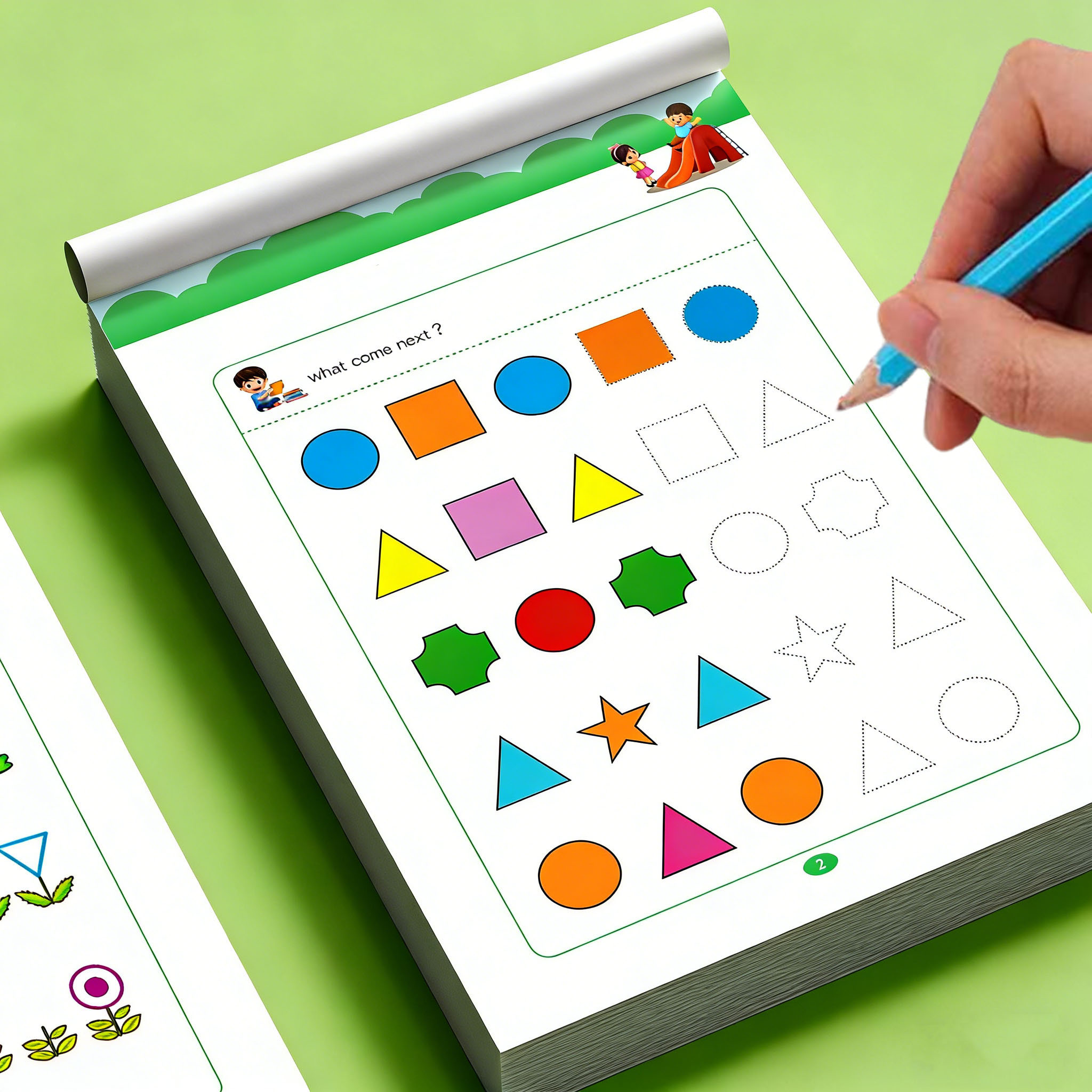 Pattern Finding Workbook for K - Learning Workbook Preschool ulasan dan harga