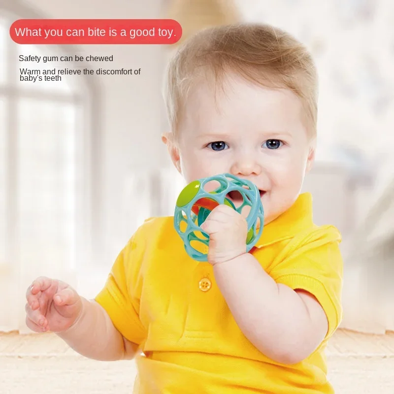 Baby Hand Rattle Soft Ball Toy - Kids Education Mobile ulasan dan harga