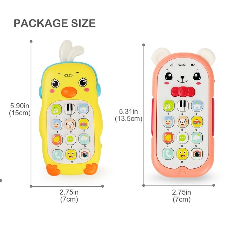 Baby Phone Toy Telephone Music - Kids Education Mobile ulasan dan harga