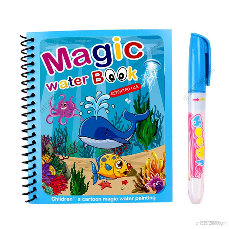 Cartoon Magic Water Painting C - Kids Education Books ulasan dan harga