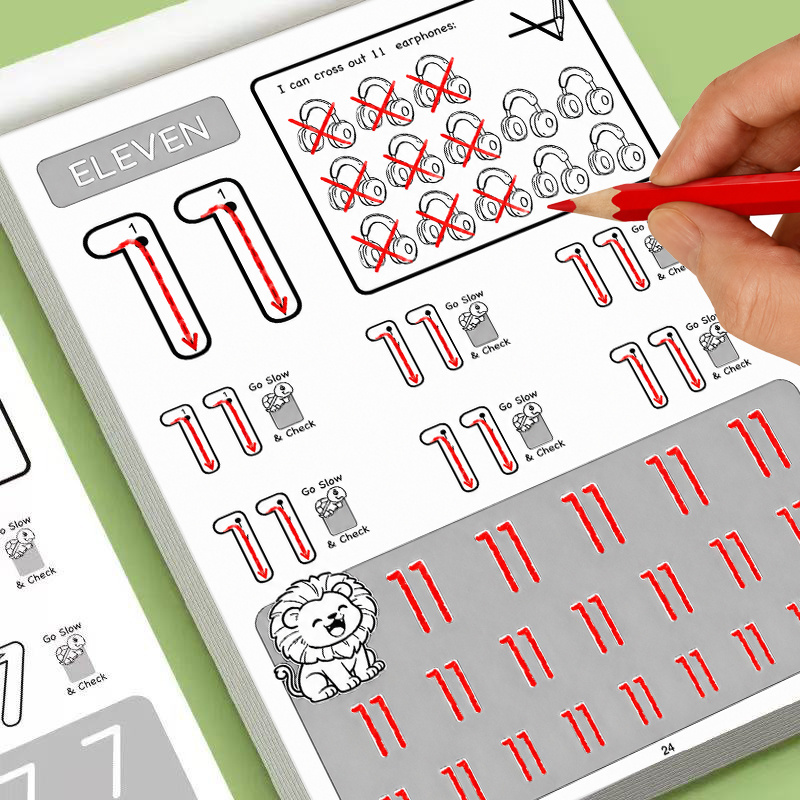 Number 1-12 Tracing Workbook 3 - Learning Workbook Preschool ulasan dan harga