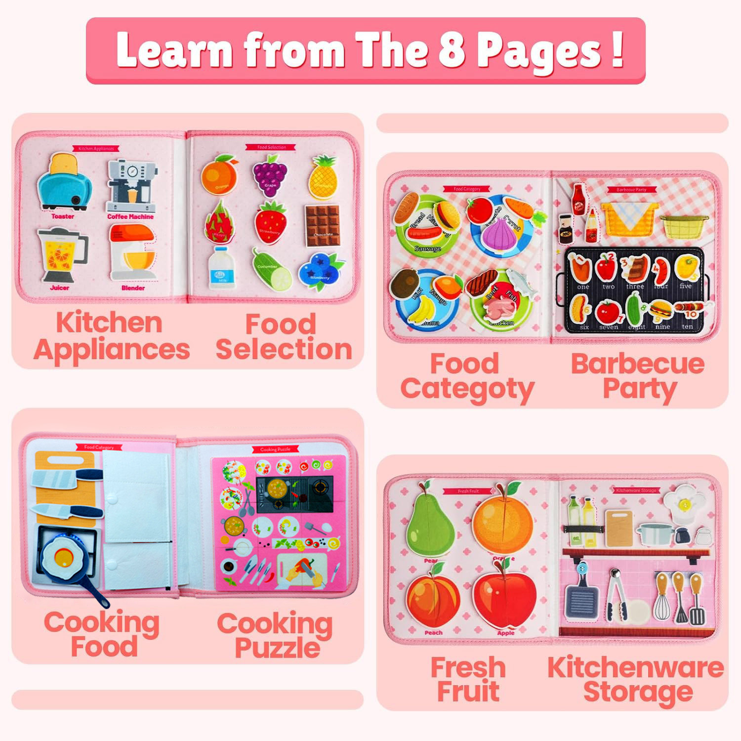 Toddler Busy Board Montessori  - Kids Education Books ulasan dan harga