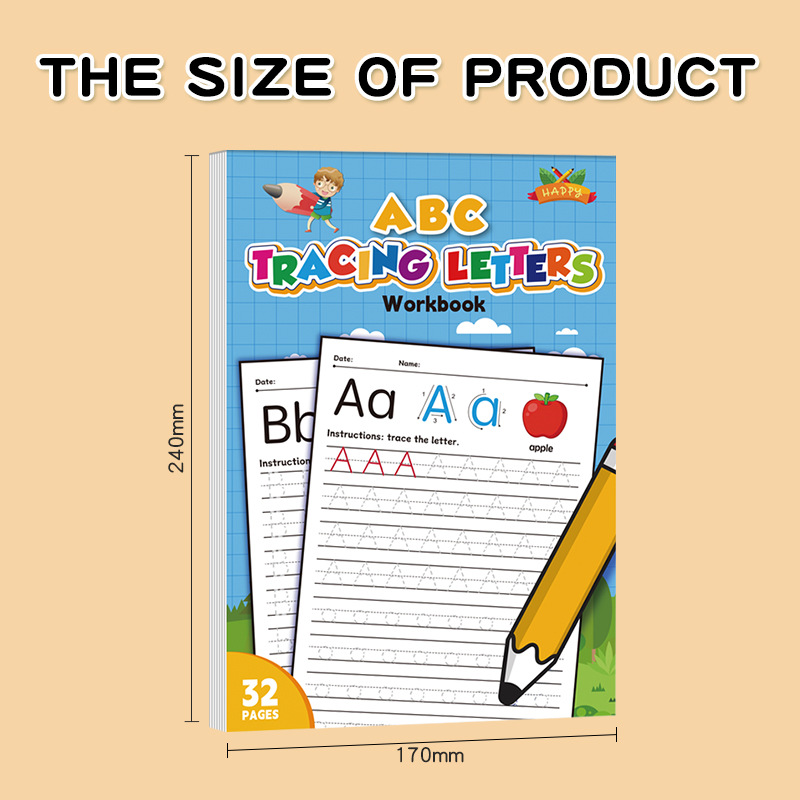 26 Alphabet Tracing Letter Wor - Learning Workbook Preschool ulasan dan harga