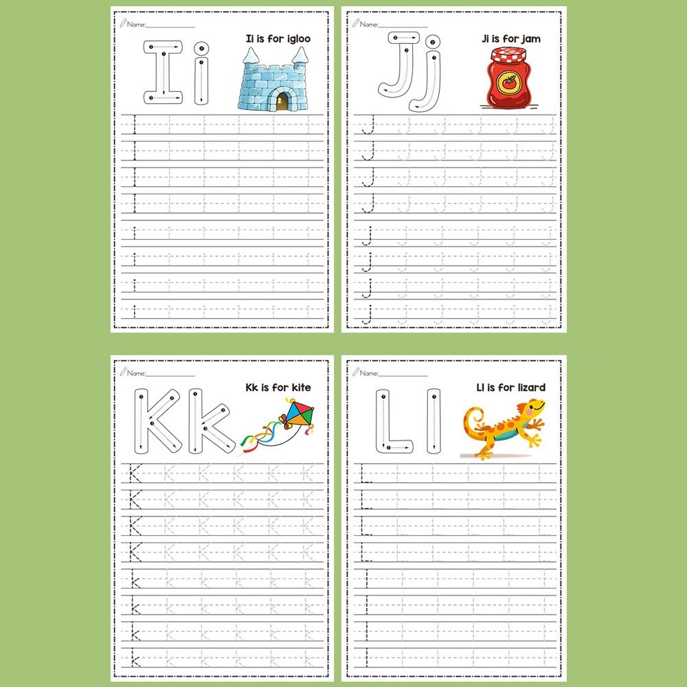 26 Letters Montessori Learning - Learning Workbook Preschool ulasan dan harga